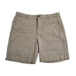 Chaps Men's 36 Shorts Chino Stretch Khaki Dress 7" Inseam Golf Shorts